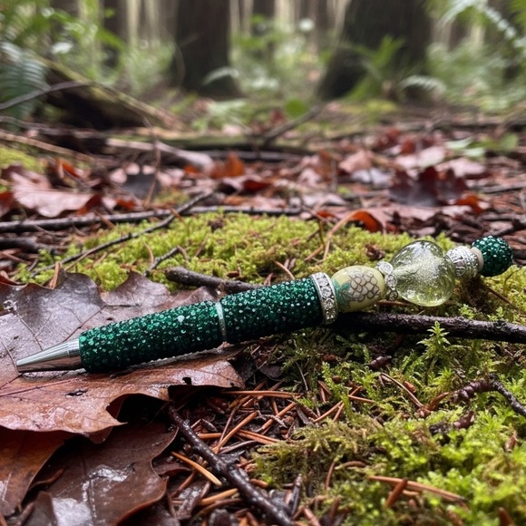 MADE BY ME 🖊️ Handmade Glass and/or Cloisonne' beaded PENS - Picture 4 of 12